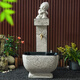 Outdoor wash basin courtyard Chinese style wash basin outdoor pool table basin small yard garden integrated mop pool sink column mop pool