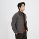 Lilang Contains Cashmere Barn Style Woolen Jacket Short Winter New Men's Woolen Coat Store Same Style Light Gray Coffee (25DYR9011S) M 165/80A