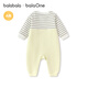 Bala Bala One children's clothing baby jumpsuit 2025 spring fake two pieces fashionable and fashionable