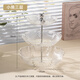 Caizhi (Caizhi) Livre de luxe léger Livrage salon Table Table Bac Candy Candy Childy Fruit Fruit Dessert Tray Bear Ouss à trois couches CZ6996