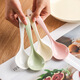 Zailu ceramic long-handled soup spoon for household use, one spoon for each person, noodle and porridge dual-purpose spoon, milk green-noodle spoon