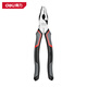 Deli Japanese style labor-saving wire pliers chrome vanadium steel vise pliers multi-functional flat nose pliers wire cutter 6 inches