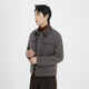 Lilang Contains Cashmere Barn Style Woolen Jacket Short Winter New Men's Woolen Coat Store Same Style Light Gray Coffee (25DYR9011S) M 165/80A