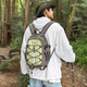 Fan Shengyu outdoor backpack large capacity hiking sports backpack mountaineering bag boys commuter school bag female college students computer bag outdoor mountaineering backpack gray green small size