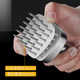 Aoyanlai pine meat hammer, special punching tool for steak, pine meat needle, pork skin tenderizer, household stainless steel meat tenderizer needle (304 sand surface)