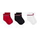 Nike Jordan baby sports socks (3 pairs) spring new boys and girls baby support JORDAN IR8448 687 fitness red one size fits all 2-4
