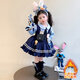 Girls Skirt Winter Thickened Dress 2025 New Judy Rabbit Officer Children's Lolita Princess Skirt Velvet Skirt 110 cm