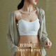Jingxiaoer Beautiful Back Underwear Women's Summer Thin Style Anti-exposure Tube Top Ice Silk Bottoming Camisole One-piece Chest Covering Elegant White Single Piece