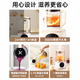 Royalstar Silent Wall Breaking Machine Fully Automatic No Cooking 2025 New Silent Household Multifunctional Light Soybean Milk Machine Fully Automatic Cleaning Wall Breaking Soybean Milk Machine Juicer Food Machine 0 Coating 20 Leaves Fine Grinding + 12H Intelligent Appointment
