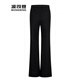 BOSIDENG 2025 Winter New Down Pants Women's Long Pants Wear High Waisted Slim Fit Wide Leg Flared Pants Black 8056 M 165_70A