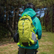 OEING Outdoor Lightweight Mountaineering Bag Men's Travel Hiking Mountain Climbing Equipment Backpack Women's Large Capacity Travel Backpack Mountaineering Bag Fruit Green