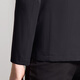 Antonio three-proof black technology high elasticity easy care soft shell jacket crisp and stylish men's cardigan single windbreaker jacket
