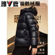 Yalu Black Gold Five-Check Goose Down Jacket Men's Winter Short Jacket Large Size High-end Fashion Brand Jacket S (80-100Jin Jin is equal to 0.5kg)