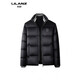 LILANZ Зимняя белая куртка на утином пуху, мужская куртка-стойка, короткий стиль, деловой повседневный холодостойкий теплый мужской пуховик белого цвета 14XL (190)