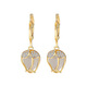 2023 new style tulip earrings, elegant opal flower earrings, light luxury, fashionable and versatile earrings, main picture