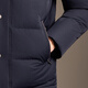 Antonio Heavy Down Light Luxury Business Hooded Down Jacket Men's Short 25 Winter Middle-aged Thickened Down Jacket Navy M/48 170/88A