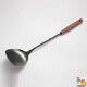 0Dade stainless steel long-handled spatula and spoon household kitchen cooking spatula for ladling soup with titanium-plated kitchen upgrade single spatula