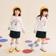 JELLYBABY colorful polka dot 25 autumn clothing girls long-sleeved T-shirt baby clothes bottoming shirt with loose top