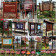 Customized anti-corrosion wood billboard bulletin board introduction sign guide sign flower sign prompt sign 30*20 ready stock