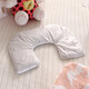 Shijanu new product baby shaped pillow 0-1 year old baby anti-head deflection U-shaped pillow cassia seed cervical spine pillow No. 2 color (20*24cm)_cassia seed filling 20x24x1cm