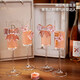 Siganu crystal champagne glass gift box high-value wine glass pair 1 butterfly champagne glass