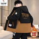 Woodpecker autumn and winter youth velvet thickened jacket boys high school junior high school students hooded handsome jacket older children men's 8310 coffee color spring jacket quality assurance L recommendation 100 to 115Jin Jin is equal to about 0.5 kg