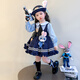 Girls Skirt Winter Thickened Dress 2025 New Judy Rabbit Officer Children's Lolita Princess Skirt Velvet Skirt 110 cm