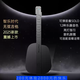 He Jiagong Intelligent Stringless Guitar Automatic Hand-stopping Beginner Electronic Playing and Singing Guitar for Beginners Black Upgraded Model 12 Instrument Tone + Speaker