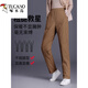 Woodpecker Down Pants Women's Outerwear New Middle-aged Fashion Straight Goose Down Pants Thick Mom Winter Wear Warm Trousers Light Pink (Free) Thin M Recommended 80-110Jin Jin equals 0.5 kg