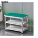 Qiao Bo Lai aluminum profile anti-static workbench workshop packing table adjustable operating table aluminum alloy two- and three-layer inspection table aluminum alloy frame 120*60*75 three-layer workbench