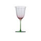 Midelle French flower-shaped cocktail glass wine set red wine glass petal liqueur glass girls champagne glass pink bar drink cup pink green champagne glass