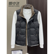 Snow Flying (SNOWFLYING) high-end winter new style men's stand-up collar down vest waistcoat no-wash versatile fashion versatile handsome top trend black