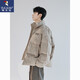Woodpecker (Tucano) Soport Collar Collar Algoder Chaqueta de invierno Invierno en espesas American Retro Algodón de algodón Retro de algodón de moda