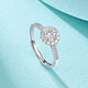Liuguifu Jewelry Silver Ring Bright Starlight S925 Silver Inlaid Zirconia Ring as a birthday gift for your girlfriend