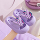 Children's slippers for girls at home, non-slip, thick-soled, leaking, quick-drying, cartoon cute baby slippers for girls, Pinkie Flower Fairy, size 28-29, 190mm