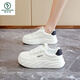 Woodpecker shoes for women 2025 spring and autumn new soft-soled non-slip white shoes thick-soled lightweight sports sneakers for women khaki color main picture 35