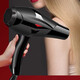 Thousands of people are rushing to grab this hair dryer, home high-power quick-drying negative ion hair care hot and cold air barrel, hair dryer for barber shops, black, hot-selling