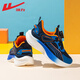 Pull back children's shoes children's sports shoes 2026 spring new knob campus dad shoes boys breathable casual student shoes blue blue -0399 37