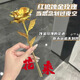 Telic Delta Operation surrounding eclipse gold rose model red wolf gold foil gold rose flower 24k game ornament gift 25cm eclipse gold rose