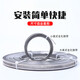 Xu ordered 304 stainless steel universal American hose hoop clamp large pipe clamp perforated steel belt pipe hoop coiled belt binding belt 30 meters long 8mm wide steel belt (single steel belt)