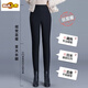 Early diameter winter lamb velvet cotton trousers for women's outer wear plus velvet thickened women's leggings high waist Northeast cold-proof extra thick thermal pants black lamb velvet cotton pants L recommended 80-100 Jin Jin equals 0.5 kg