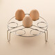 Camellia multifunctional steaming rack for rice cookers, special steaming rack for steaming eggs and vegetables, high temperature resistant stainless steel material Camellia stainless steel multifunctional steaming rack - 2 pieces