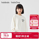 Balabala children's clothing children's sweatshirts boys and girls 2025 new winter big children's velvet casual round neck tops men and women treasure trend