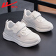 Pull back children's shoes children's sports shoes 2026 spring new boys mesh breathable dad shoes girls casual campus shoes white white -2120 37