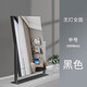 Cosmetic mirror desktop desktop led light bulb single-sided mirror rotatable vanity mirror European touch special fill-light mirror without lights comprehensive black 30*41