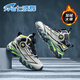 Qibohui (7-PE) winter velvet windproof boys' large cotton shoes 2025 youth fashion warm anti-slip children's sports shoes for middle and large children