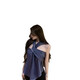 Irregular halter neck suspender women's new summer style chic design niche temperament blue tube top trendy blue S