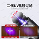 FACE MINI blue light plate anti-counterfeiting special light flashlight purple light fluorescent agent Wood's banknote inspection anti-counterfeiting jade identification