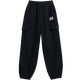 Lee children's sweatpants 2025 autumn and winter loose legged trousers for boys and girls black 130