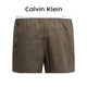 Calvin KleinCK男士棉质时尚舒适平角内裤 2条装 NB1396A  TMY褐/黑 M